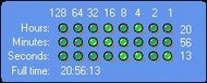 Binary Clock screenshot